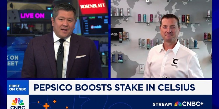 Celsius CEO on boosted stake from PepsiCo: We now have a multi-portfolio approach Celsius CEO on boosted stake from PepsiCo: We now have a multi-portfolio approach