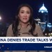 China denies trade talks with U.S. China denies trade talks with U.S.