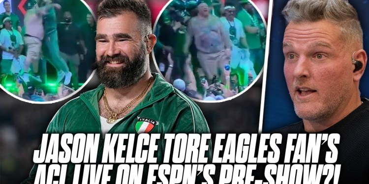 Jason Kelce Actually (Maybe) Tore A Guy’s ACL Live On ESPN… | Pat McAfee Reacts Jason Kelce Actually (Maybe) Tore A Guy’s ACL Live On ESPN… | Pat McAfee Reacts