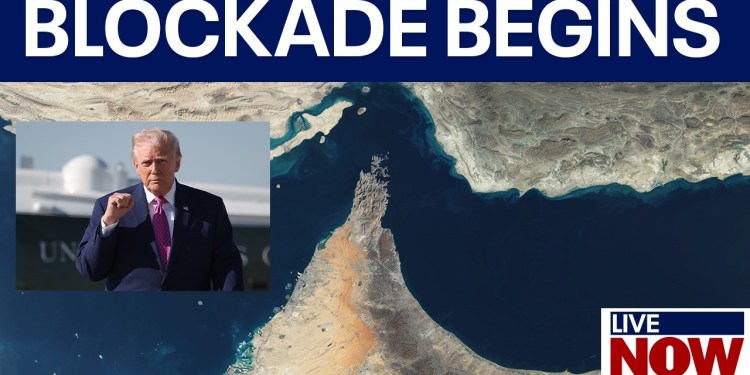 Trump reacts after Navy begins blockade of Iranian ports Trump reacts after Navy begins blockade of Iranian ports