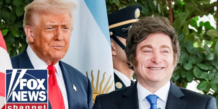 Trump holds meeting with Javier Milei as US extends rescue package Trump holds meeting with Javier Milei as US extends rescue package