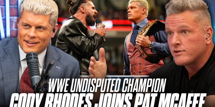Cody Rhodes Joins Pat McAfee Ahead Of Match vs Seth Rollins At Crown Jewel Cody Rhodes Joins Pat McAfee Ahead Of Match vs Seth Rollins At Crown Jewel