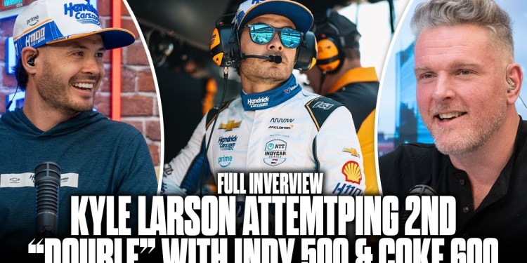 Kyle Larson Chasing History, Talks Finding His Footing Balancing Indy 500 & Coca-Cola 600 Kyle Larson Chasing History, Talks Finding His Footing Balancing Indy 500 & Coca-Cola 600