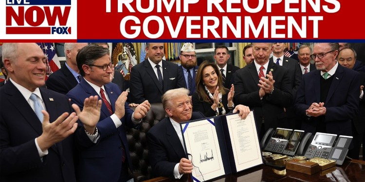 BREAKING: Trump signs funding bill, ending government shutdown BREAKING: Trump signs funding bill, ending government shutdown