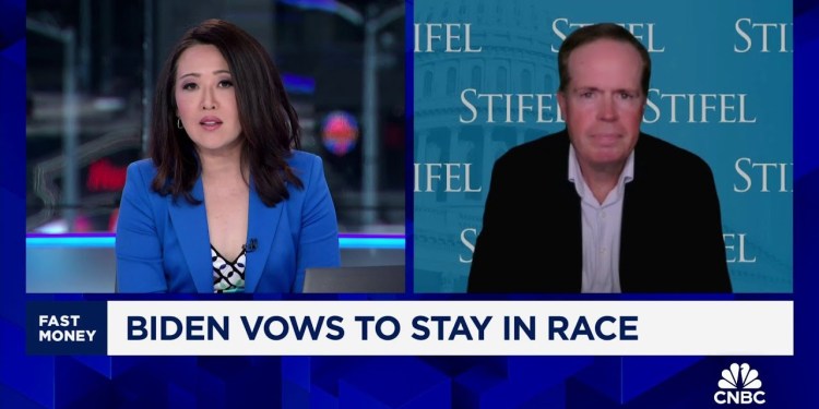 40% chance Pres. Biden drops out of presidential race, Stifel estimates 40% chance Pres. Biden drops out of presidential race, Stifel estimates