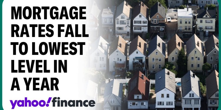 Mortgage rates fall to lowest level in a year Mortgage rates fall to lowest level in a year