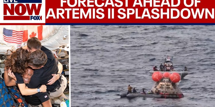 Weather conditions: Artemis II crew prepares to splashdown Weather conditions: Artemis II crew prepares to splashdown