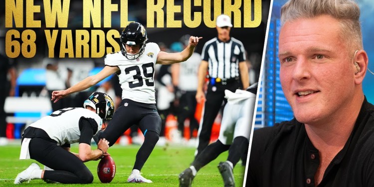 Jaguars Cam Little Nails 68 Yard Field Goal, Sets New NFL Record | Pat McAfee Show Jaguars Cam Little Nails 68 Yard Field Goal, Sets New NFL Record | Pat McAfee Show