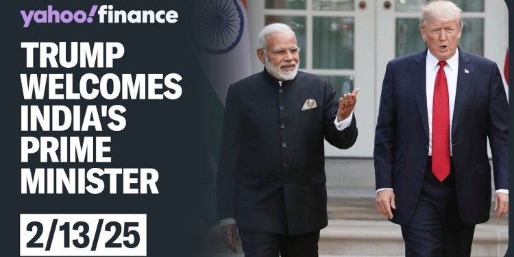 President Trump welcomes Indian Prime Minister Modi to the White House President Trump welcomes Indian Prime Minister Modi to the White House