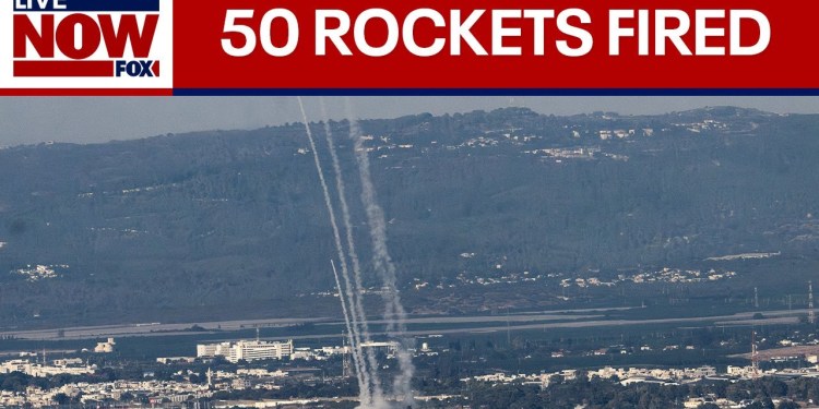 BREAKING: Barrage of over 50 rockets from Lebanon targets Israel | LiveNOW from FOX BREAKING: Barrage of over 50 rockets from Lebanon targets Israel | LiveNOW from FOX