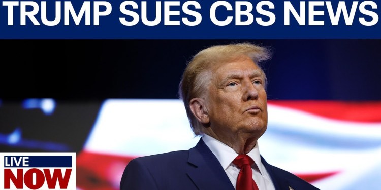 Trump sues CBS News for billion over Harris interview | LiveNOW from FOX Trump sues CBS News for billion over Harris interview | LiveNOW from FOX