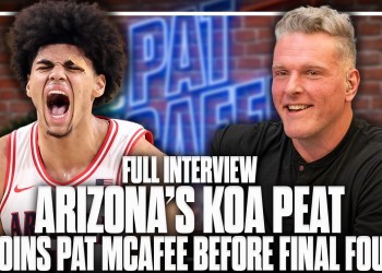 Arizona Freshman Superstar Koa Peat Joins Pat McAfee Before Final Four Matchup vs Michigan Arizona Freshman Superstar Koa Peat Joins Pat McAfee Before Final Four Matchup vs Michigan