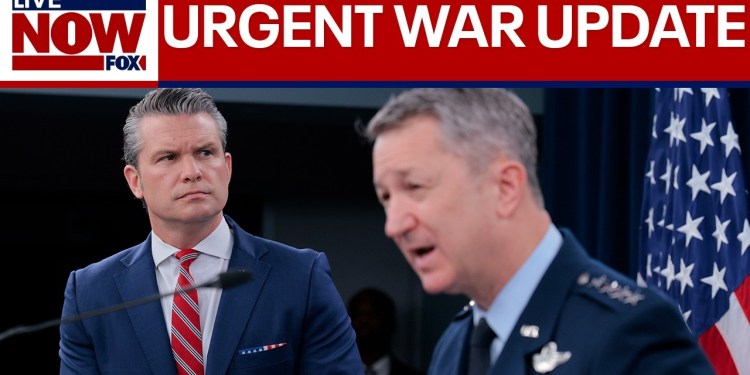 Hegseth, Caine provide urgent update on Iran war amid escalating hostilities Hegseth, Caine provide urgent update on Iran war amid escalating hostilities