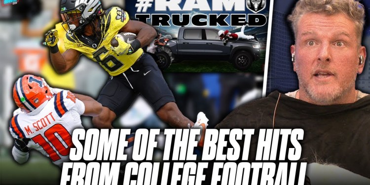 Some Of The Biggest Hits In Football That You Need To See | Pat McAfee’s Ram TRUCKED Some Of The Biggest Hits In Football That You Need To See | Pat McAfee’s Ram TRUCKED