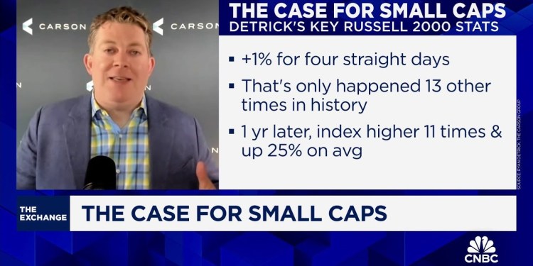Small and mid caps ‘will lead second half of the year,’ says Carson Group’s Ryan Detrick Small and mid caps ‘will lead second half of the year,’ says Carson Group’s Ryan Detrick