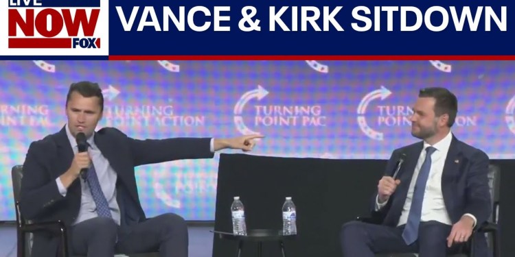WATCH: Charlie Kirk sits down with JD Vance | LiveNOW from FOX WATCH: Charlie Kirk sits down with JD Vance | LiveNOW from FOX