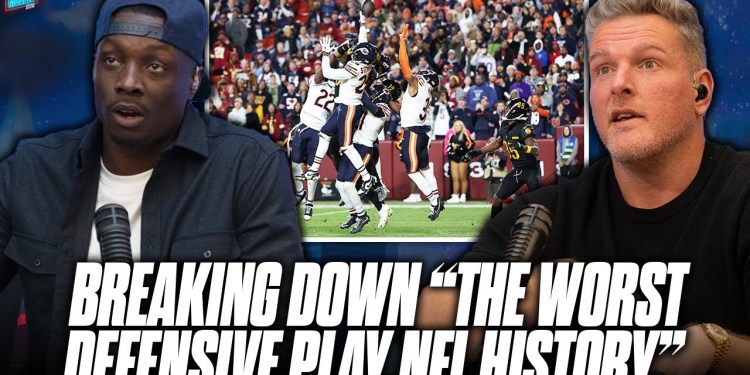 Breaking Down “The Worst NFL Defensive Play Of All Time” | Pat McAfee Show Breaking Down “The Worst NFL Defensive Play Of All Time” | Pat McAfee Show