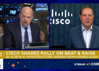 Cisco CEO on latest quarter: AI demand from hyperscalers is accelerating Cisco CEO on latest quarter: AI demand from hyperscalers is accelerating