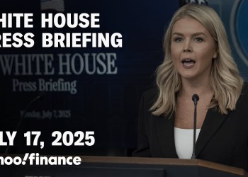 White House Press Secretary Karoline Leavitt holds a media briefing on July 17, 2025. White House Press Secretary Karoline Leavitt holds a media briefing on July 17, 2025.