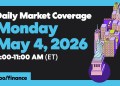 Yahoo Finance Live: Dow sags, S&P 500 and Nasdaq waver as Hormuz tensions increase | May 4, 2026 Yahoo Finance Live: Dow sags, S&P 500 and Nasdaq waver as Hormuz tensions increase | May 4, 2026