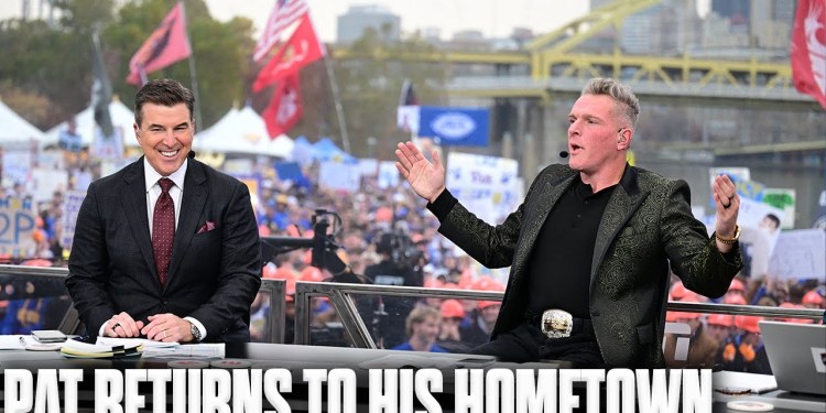 Pat McAfee Honors His Hometown In Return To Pittsburgh | Live From College GameDay Pat McAfee Honors His Hometown In Return To Pittsburgh | Live From College GameDay