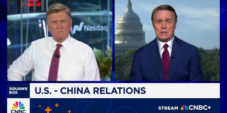 U.S. Amb. to China David Perdue on U.S.-China relations, trade talks and state of China’s economy U.S. Amb. to China David Perdue on U.S.-China relations, trade talks and state of China’s economy