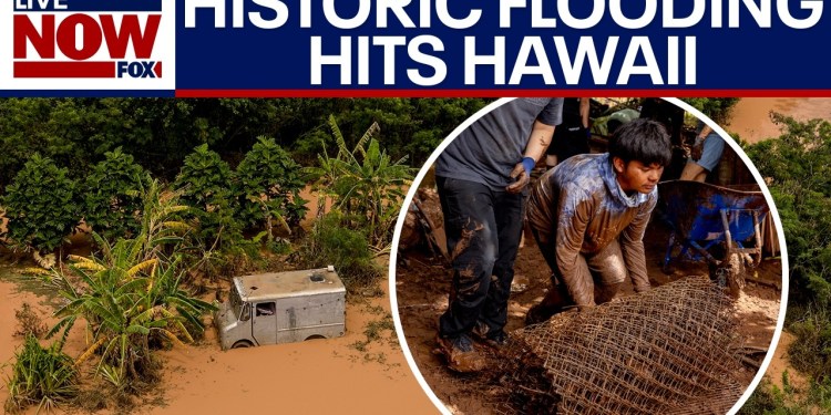 Hawaii continues to recover after flooding devastates several islands Hawaii continues to recover after flooding devastates several islands