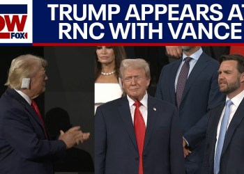 Trump at RNC: First public appearance since assassination attempt | LiveNOW from FOX Trump at RNC: First public appearance since assassination attempt | LiveNOW from FOX