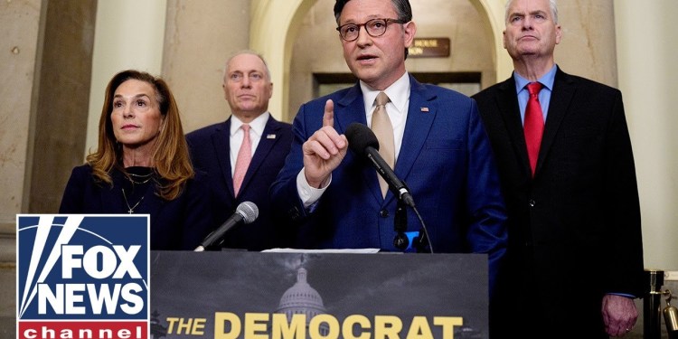 Speaker Johnson sends FIERY message to Dems over shutdown Speaker Johnson sends FIERY message to Dems over shutdown