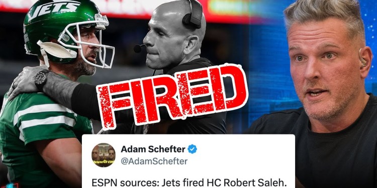 Robert Saleh Fired By Jets… | Pat McAfee Show Robert Saleh Fired By Jets… | Pat McAfee Show