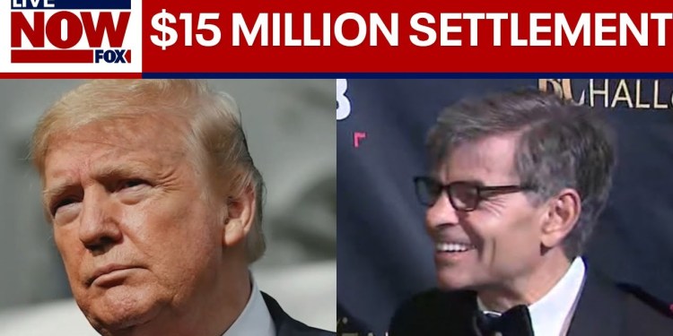 ABC News to pay million to settle Trump defamation suit | LiveNOW from FOX ABC News to pay million to settle Trump defamation suit | LiveNOW from FOX