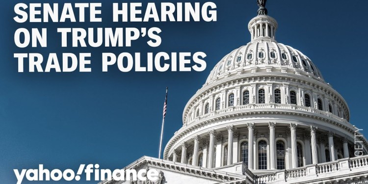 Senate hearing to examine President Trump’s 2025 trade policy agenda Senate hearing to examine President Trump’s 2025 trade policy agenda