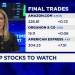 Final Trades: Amazon, American Express and Organon Final Trades: Amazon, American Express and Organon