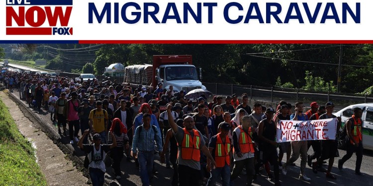 Border crisis: 1,000+ migrants form new caravan in Mexico | LiveNOW from FOX Border crisis: 1,000+ migrants form new caravan in Mexico | LiveNOW from FOX
