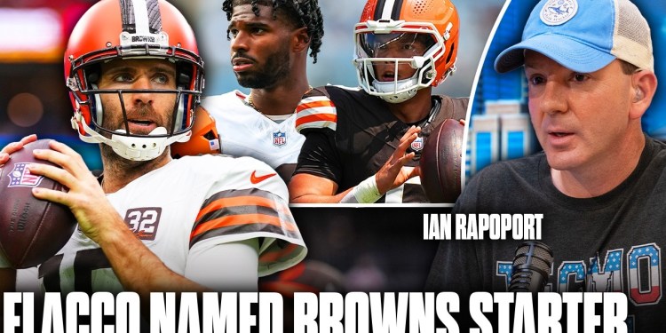 Browns Name Joe Flacco Starter, Quarterback Battle Seemingly Over? | Pat McAfee Show Browns Name Joe Flacco Starter, Quarterback Battle Seemingly Over? | Pat McAfee Show