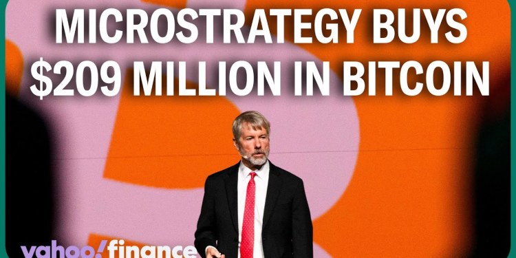 MicroStrategy buys another 9M worth of bitcoin. Stock dips. MicroStrategy buys another 9M worth of bitcoin. Stock dips.