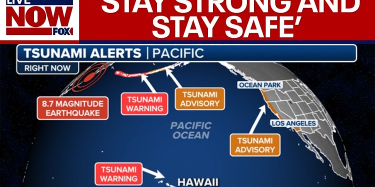 US tsunami warnings: Earthquake rises to 8.8, Trump weighs in US tsunami warnings: Earthquake rises to 8.8, Trump weighs in