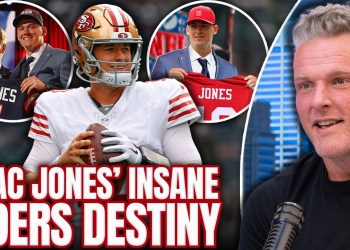 Mac Jones Is Fulfilling An Insane Destiny By Becoming 49ers Starting QB | Pat McAfee Show Mac Jones Is Fulfilling An Insane Destiny By Becoming 49ers Starting QB | Pat McAfee Show