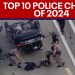 CAUGHT ON CAM: TOP 10 Police Chases of 2024 on LiveNOW from FOX CAUGHT ON CAM: TOP 10 Police Chases of 2024 on LiveNOW from FOX