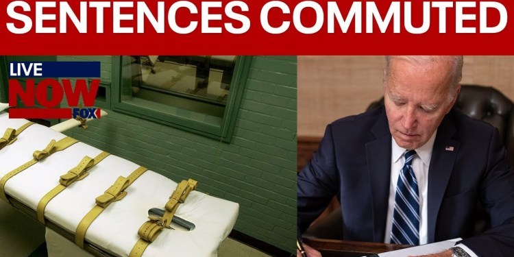 Biden commutes 37 death row sentences out of 40 | LiveNOW from FOX Biden commutes 37 death row sentences out of 40 | LiveNOW from FOX