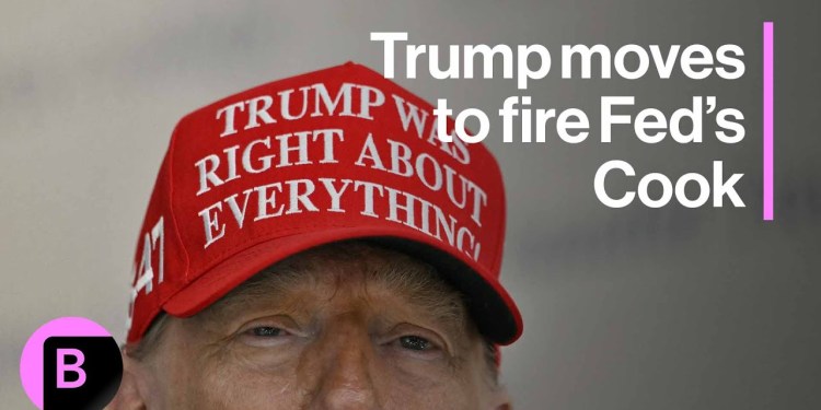 Trump Moves to Fire Lisa Cook, Escalating Fed Attack Trump Moves to Fire Lisa Cook, Escalating Fed Attack