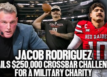 Texas Tech Linebacker Jacob Rodriguez Nails Crossbar Challenge, Earns 0,000 Donation?! Texas Tech Linebacker Jacob Rodriguez Nails Crossbar Challenge, Earns 0,000 Donation?!