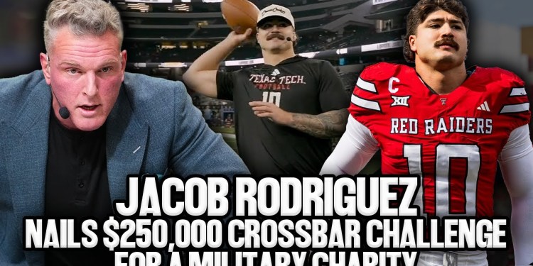 Texas Tech Linebacker Jacob Rodriguez Nails Crossbar Challenge, Earns 0,000 Donation?! Texas Tech Linebacker Jacob Rodriguez Nails Crossbar Challenge, Earns 0,000 Donation?!