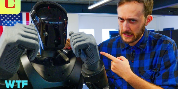 Humanoid Robots Headed to War? Hands-On With Phantom MK1 Humanoid Robots Headed to War? Hands-On With Phantom MK1
