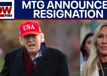 MTG announces resignation from Congress MTG announces resignation from Congress