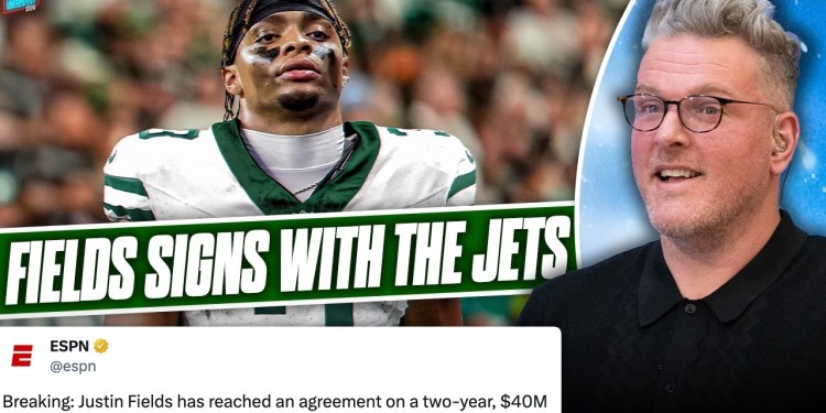Justin Fields Signs 2 Year, M Deal With The Jets After 1 Year With Steelers | Pat McAfee Show Justin Fields Signs 2 Year, M Deal With The Jets After 1 Year With Steelers | Pat McAfee Show