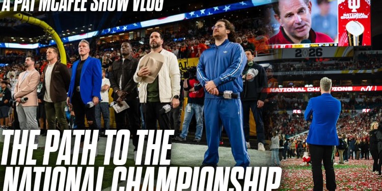 Pat McAfee Followed The Most Historic National Championship Run Ever Pat McAfee Followed The Most Historic National Championship Run Ever