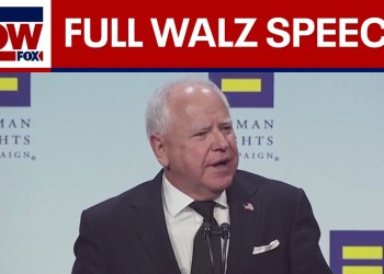 FULL SPEECH: Tim Walz speaks at Human Rights Campaign dinner | LiveNOW from FOX FULL SPEECH: Tim Walz speaks at Human Rights Campaign dinner | LiveNOW from FOX