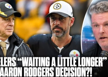 Steelers “Waiting A Little Longer” On Aaron Rodgers; If He Wants To Play For Them | Pat McAfee Show Steelers “Waiting A Little Longer” On Aaron Rodgers; If He Wants To Play For Them | Pat McAfee Show