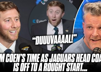NFL World Clowning Jaguars HC Liam Coen For Opening Press Conference… | Pat McAfee Show NFL World Clowning Jaguars HC Liam Coen For Opening Press Conference… | Pat McAfee Show